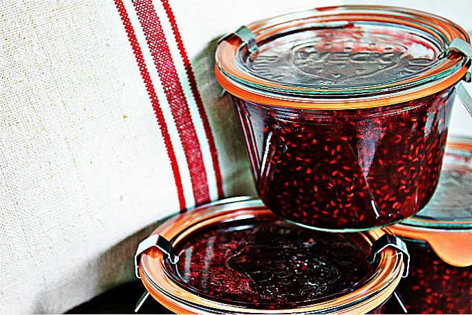 organic homemade raspberry jam emily franklin